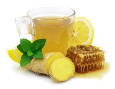 arbata su imbiero medumi ir citrina